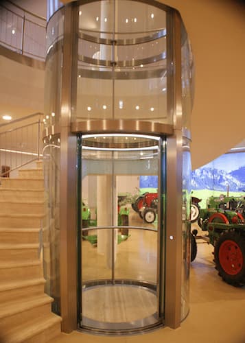 آسانسور هیدرولیک شیشه ای